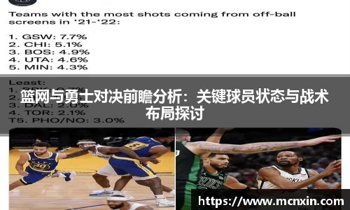 篮网与勇士对决前瞻分析：关键球员状态与战术布局探讨